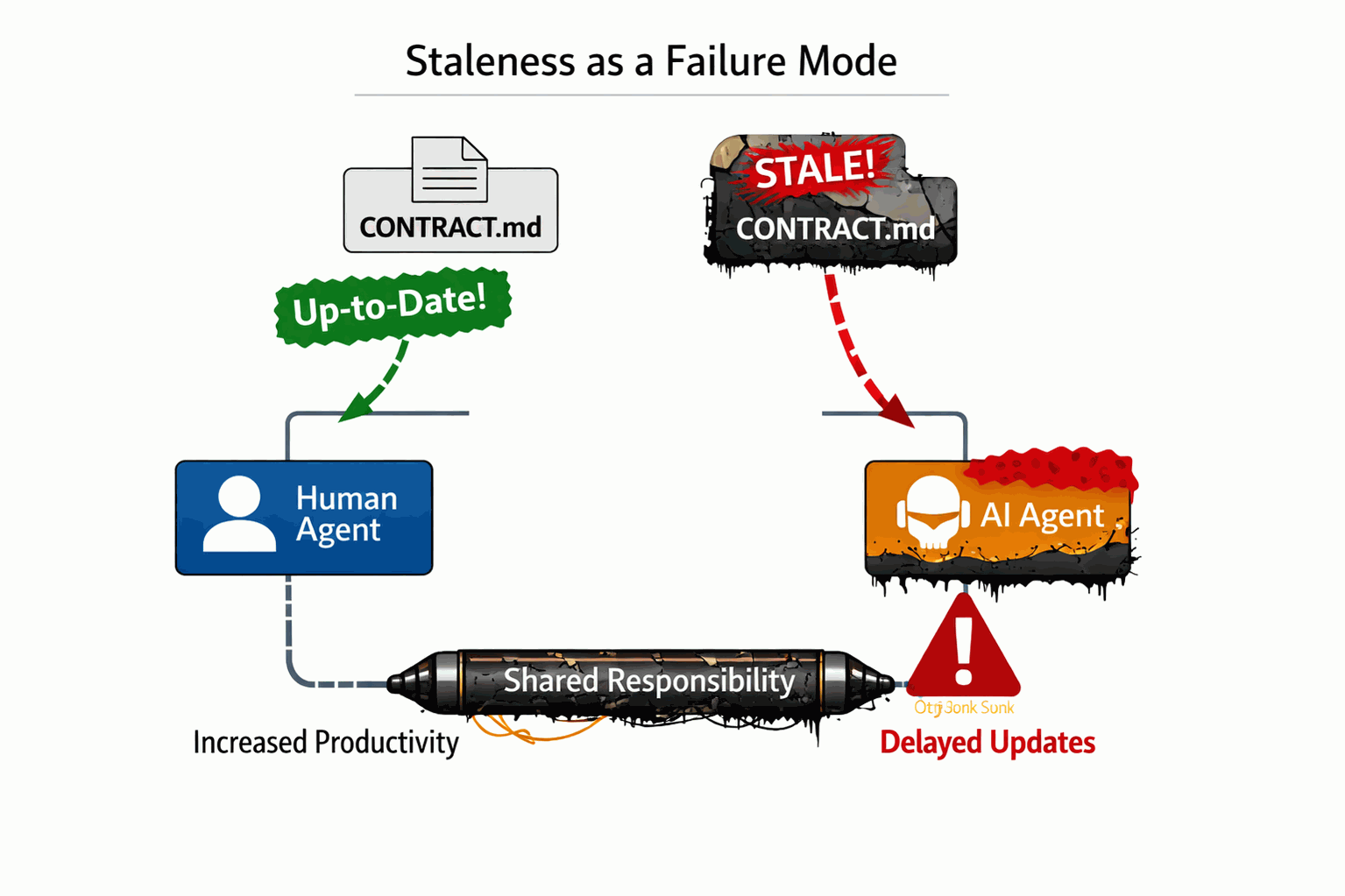 Stale contract vs updated contract